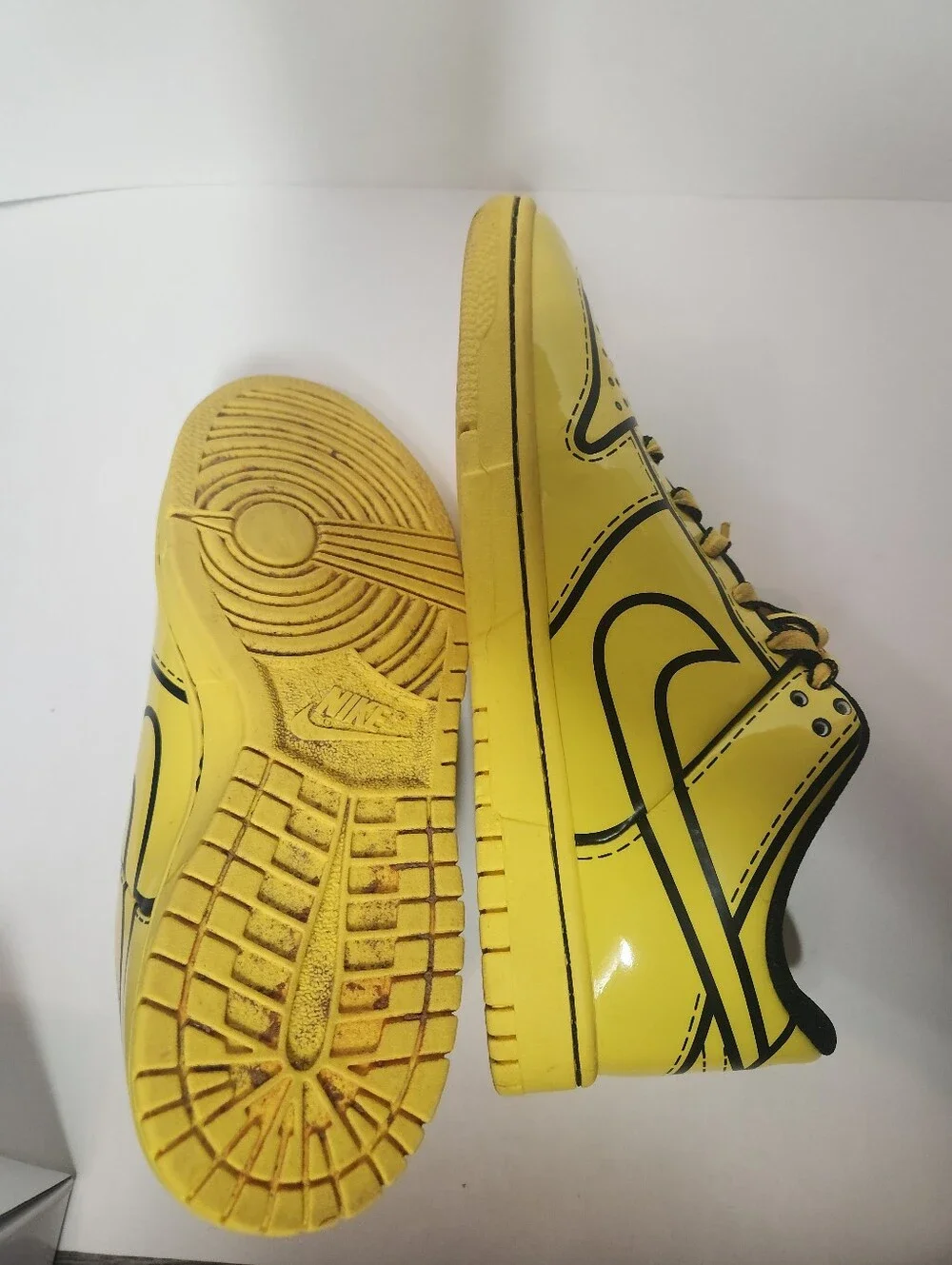 Nike Dunk Low X Lego Yellow Sneakers